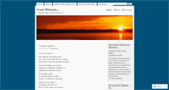 Desktop Screenshot of catewrites.wordpress.com
