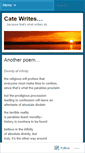 Mobile Screenshot of catewrites.wordpress.com