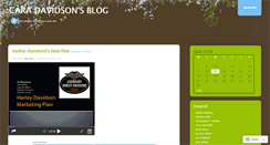 Desktop Screenshot of caradavidson.wordpress.com
