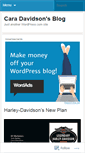 Mobile Screenshot of caradavidson.wordpress.com