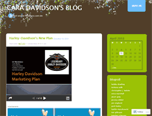 Tablet Screenshot of caradavidson.wordpress.com