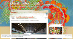 Desktop Screenshot of mindnutquest.wordpress.com