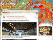 Tablet Screenshot of mindnutquest.wordpress.com