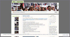 Desktop Screenshot of enmarcha.wordpress.com