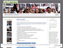 Tablet Screenshot of enmarcha.wordpress.com