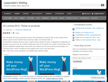 Tablet Screenshot of lespoulets.wordpress.com