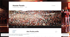 Desktop Screenshot of hoosierfanatic.wordpress.com