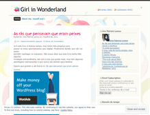Tablet Screenshot of girlinwonderland.wordpress.com