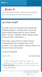 Mobile Screenshot of evenif.wordpress.com