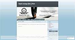 Desktop Screenshot of bhbcphilippines.wordpress.com