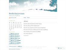 Tablet Screenshot of bodhicharyavatara.wordpress.com