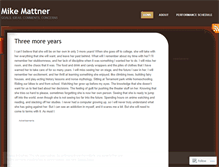 Tablet Screenshot of msmattner.wordpress.com