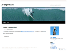 Tablet Screenshot of johngothard.wordpress.com