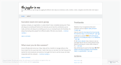Desktop Screenshot of jugglerinlife.wordpress.com