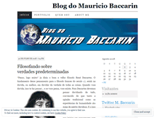 Tablet Screenshot of mauriciobaccarin.wordpress.com