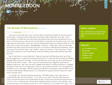 Tablet Screenshot of momageddon.wordpress.com