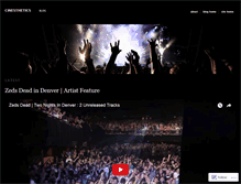 Tablet Screenshot of cinesthetics.wordpress.com