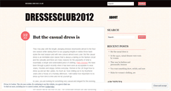 Desktop Screenshot of dressesclub2012.wordpress.com