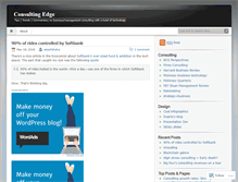 Tablet Screenshot of consultingedge.wordpress.com
