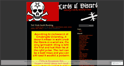Desktop Screenshot of lordsofdiscord.wordpress.com