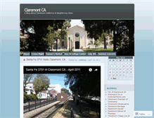 Tablet Screenshot of claremontcal.wordpress.com