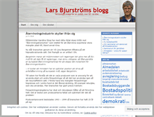 Tablet Screenshot of larsbjurstrom.wordpress.com