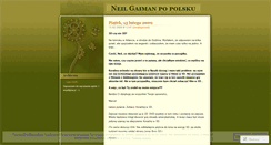 Desktop Screenshot of neilgaimanpl.wordpress.com