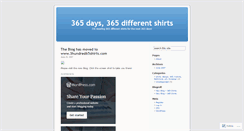Desktop Screenshot of 365shirts.wordpress.com