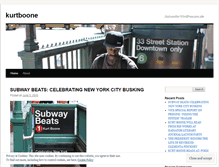 Tablet Screenshot of kurtboone.wordpress.com