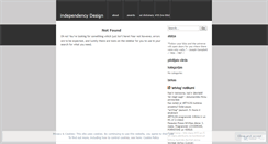 Desktop Screenshot of independency.wordpress.com