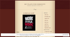 Desktop Screenshot of lifeserenity.wordpress.com