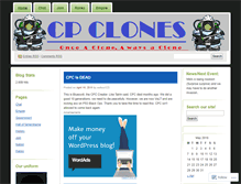 Tablet Screenshot of cpclonesreborn.wordpress.com