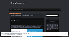 Desktop Screenshot of oliverqueenathewatchtower.wordpress.com