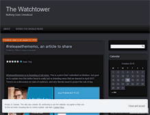 Tablet Screenshot of oliverqueenathewatchtower.wordpress.com