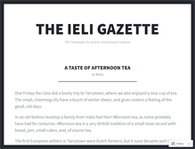 Tablet Screenshot of ieligazette.wordpress.com