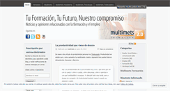 Desktop Screenshot of formacionmultimets.wordpress.com