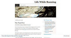 Desktop Screenshot of lifewhilerunning.wordpress.com