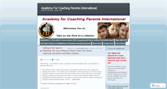 Desktop Screenshot of coachingparents.wordpress.com