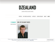 Tablet Screenshot of dzealand.wordpress.com