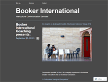 Tablet Screenshot of bookerinternational.wordpress.com