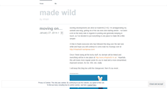 Desktop Screenshot of madewild.wordpress.com