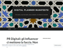 Tablet Screenshot of digitalplannermanifesto.wordpress.com