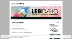 Desktop Screenshot of lebidaho.wordpress.com