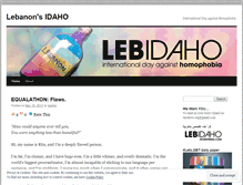 Tablet Screenshot of lebidaho.wordpress.com