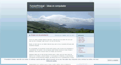 Desktop Screenshot of funcionprincipal.wordpress.com