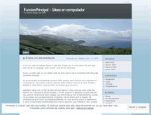 Tablet Screenshot of funcionprincipal.wordpress.com