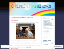 Tablet Screenshot of noblechildren.wordpress.com