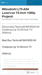 Mobile Screenshot of mitsubishil75a94laservue75inch1080pprojecti.wordpress.com
