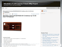 Tablet Screenshot of mitsubishil75a94laservue75inch1080pprojecti.wordpress.com