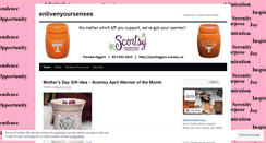 Desktop Screenshot of enlivenyoursenses.wordpress.com